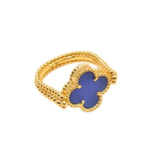 Blue Onyx Reversible Ring