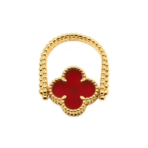 Red Agate Reversible Ring