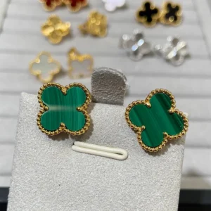 Malachite Natural Earrings