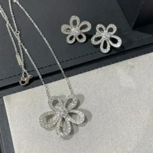 Floral Lace Pavé Earrings