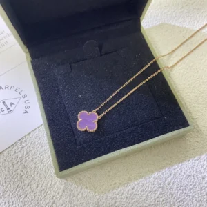 Purple Chalcedony Necklace