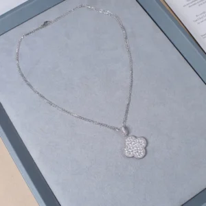Pavé Clover Necklace