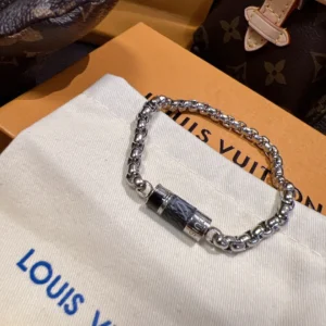 Beaded Lock Bracelet