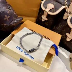 Beaded Lock Bracelet
