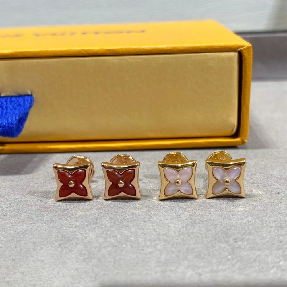 Four-Flower Earrings
