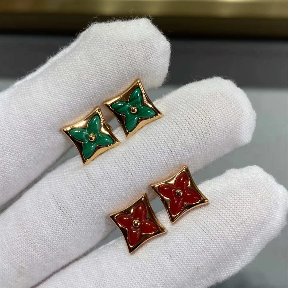 Four-Flower Earrings