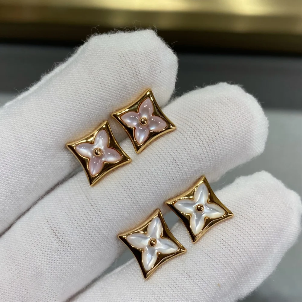 Four-Flower Earrings