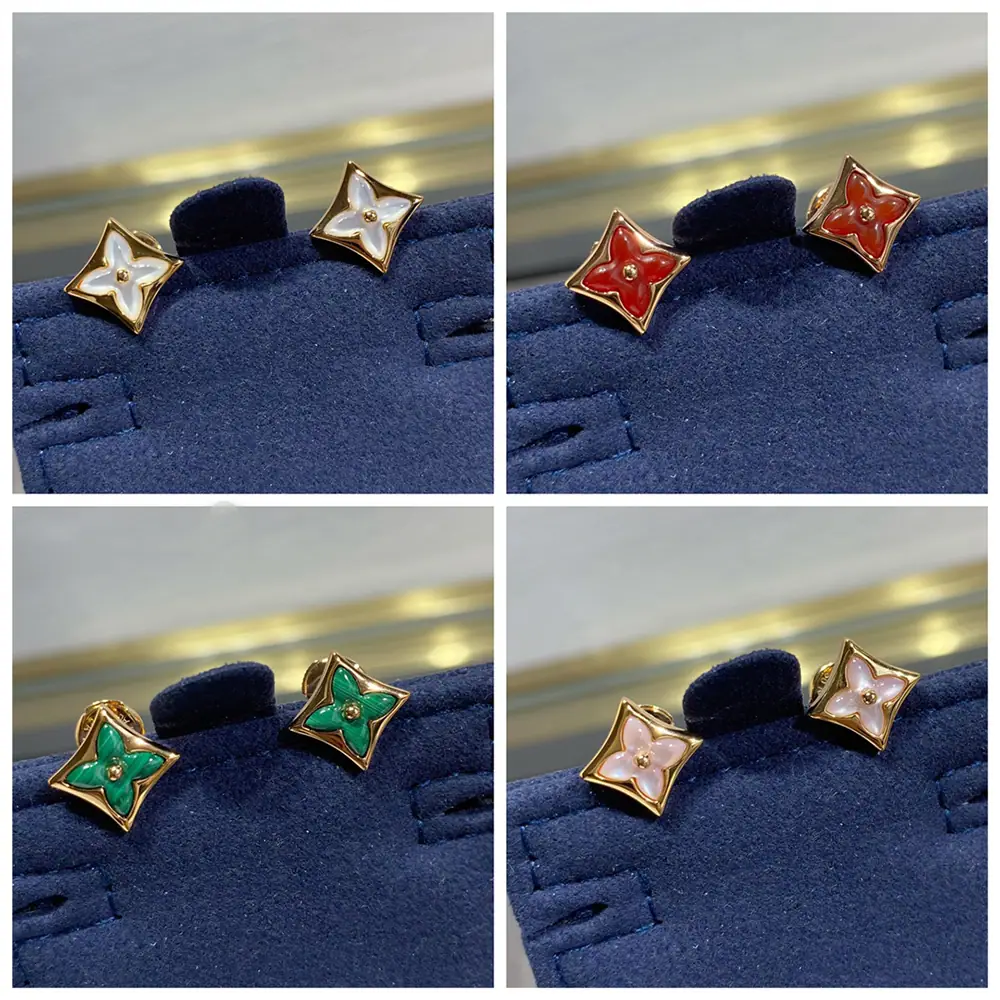 Four-Flower Earrings