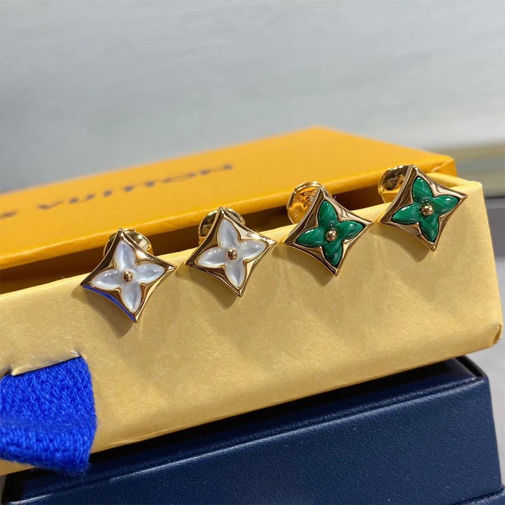 Four-Flower Earrings