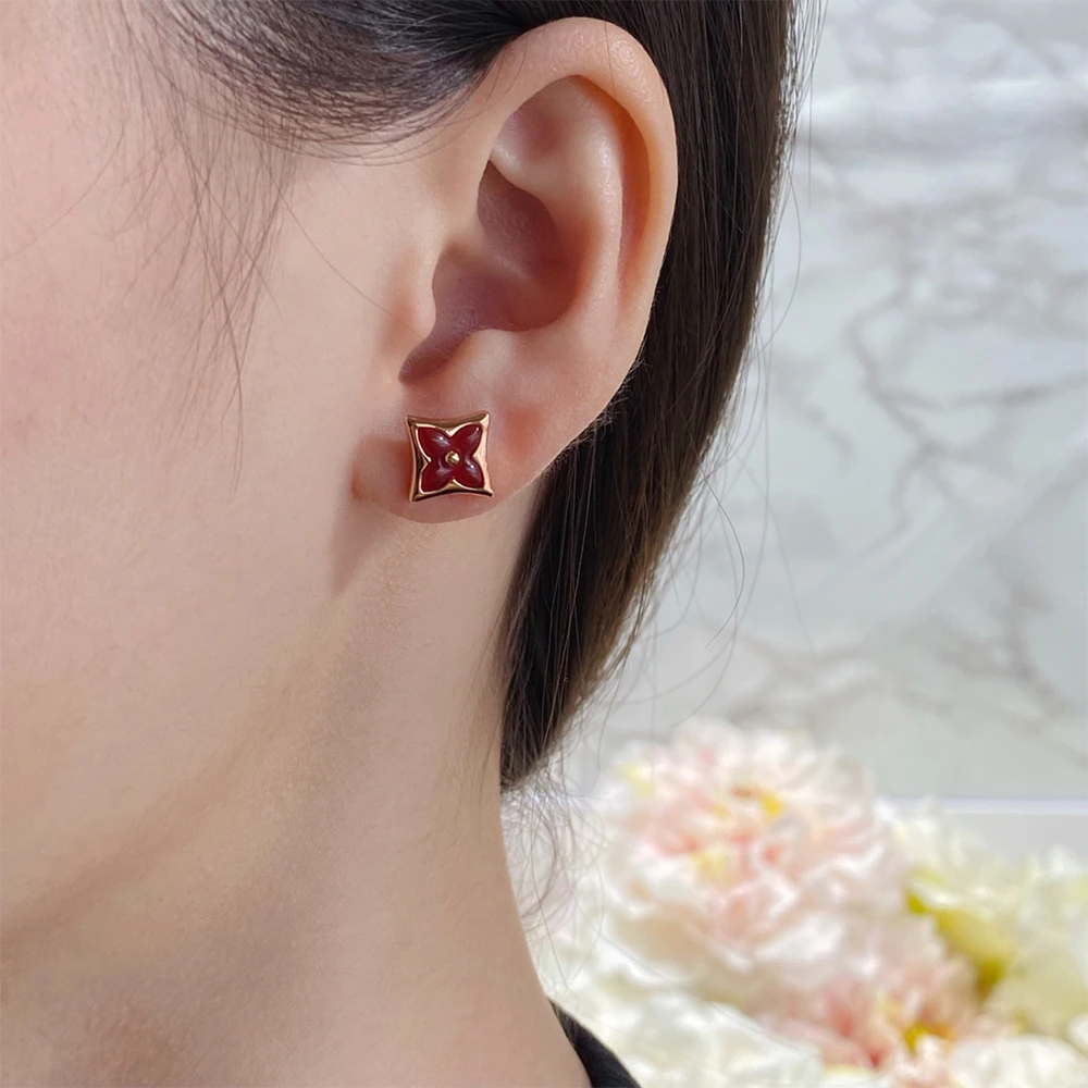 Four-Flower Earrings