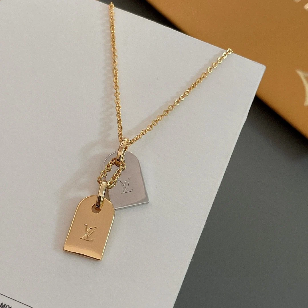 Dual Shield Pendant Necklace