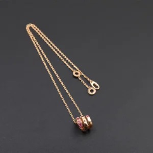 Serpentine Red Crystal Pendant