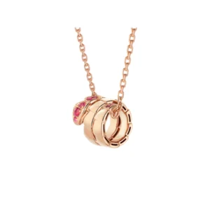 Serpentine Red Crystal Pendant
