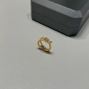 Knot Double Ring