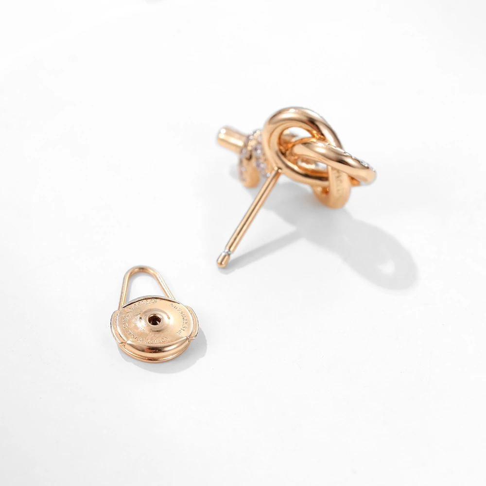 Woven Key Earrings