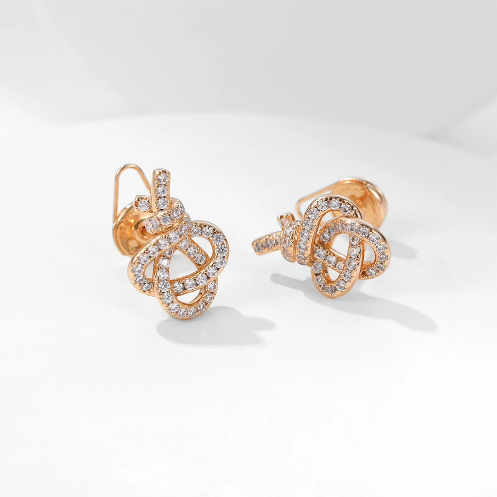 Woven Key Earrings