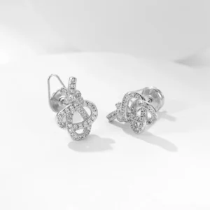 Woven Key Earrings