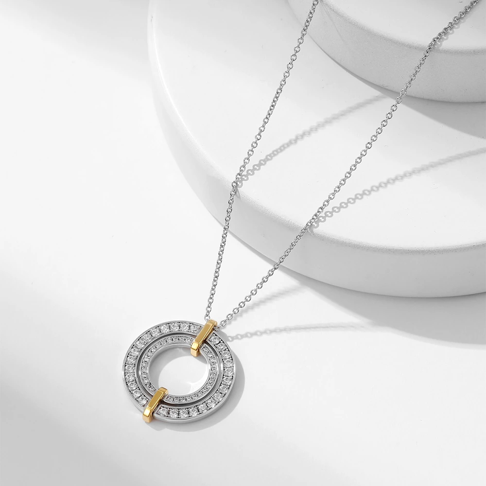 Open Motif Pendant Necklace
