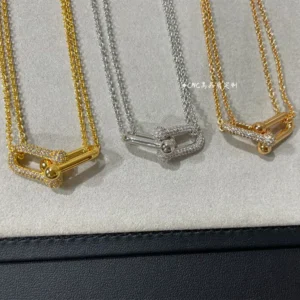 Hardware Pavé Necklace