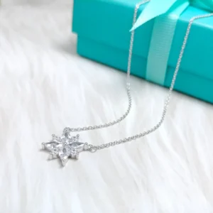Octagon Pavé Link Necklace