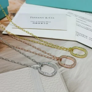 Padlock Pavé Pendant Necklace
