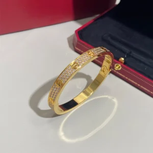 Screw Motif Pavé Bracelet