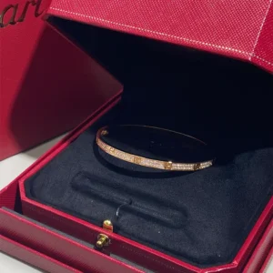 Screw Motif Pavé Bracelet