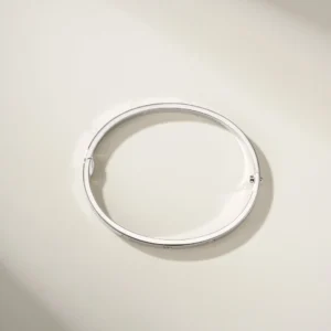 Slim Screw Motif Six-Pavé Bracelet