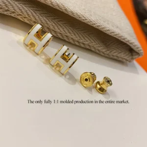 Enamel Motif Earrings