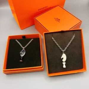 Enamel Pendant Necklace