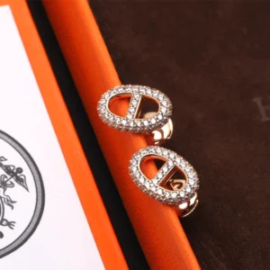 Enamel Motif Earrings