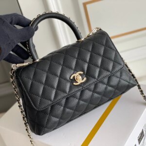 Auvrien 100142 Luxury Bag Small/Mini Bag Black - 24x14x10cm