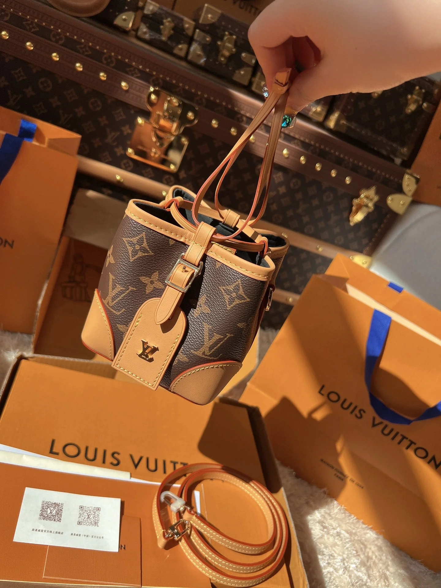 Auvrien 181926 Luxury Bags(11.5*12*11.5)cm